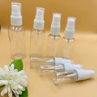 Wholesale 2021 Spraying bottle small watering can and transparent PET fine mist cosmetics perfume toner ml