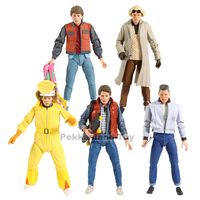 Wholesale Back to the Future Ultimate Marty McFly Biff Tannen Doc Brown Scale Action Figure Collectible Model Toy