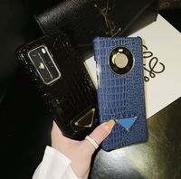 Wholesale Crocodile pattern phone cases for Samsung s21 ultra case S20 Note20 S10 Note iPhone pro max XR XS fashion designer leather Protective Shockproof Cover