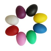 Wholesale 18PCS Shaker Eggs Plastic Musical Oval with Colors Kids Maraca Percussion Toys Instruments Sand Music Gift for Easter Party Y2