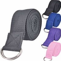 Wholesale Yoga Strap Premium Athletic Stretch Band Colors Set for Pilates Physical Therapy Gym Workouts YJL03