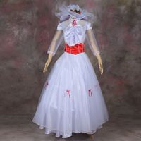 Wholesale Mary Poppins Adult Costume Dress Hat English Nanny Holiday Cosplay Ball Gown