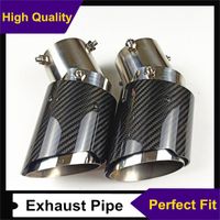 Wholesale Motorcycle Exhaust System Piece For A krapovic Glossy Carbon Tailtip Pipe Muffler Stainless Steel Car With Control