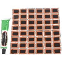 Wholesale Tools Pieces Black Oval Tire Patch In Rubber Bicycle Glue Patches Wheel Bike MTB Tubeless Rep