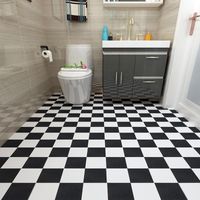 Wholesale Wallpapers Self adhesive Floor Wallpaper Bathroom Waterproof Stickers d Tiles Bedroom Kitchen Non slip Wall