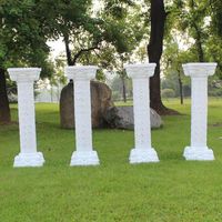 Wholesale Party Decoration CM Plastic Roman Column White Pillar Wedding Supplies Flower Stand Holder Lighting Rome Pillars