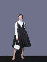 Wholesale 21ss women skirts brand sexy new dress Imported nylon material highlights the sense of luxury Matching shirt Comfortable and loose top detail design Suspender skirt