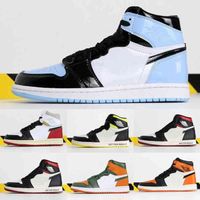 Wholesale Jumpman Top Men Kids Shoes Bred Toe Chicago Banned Blue Fragment UNC HOMAGE TO HOME Sneakers Sports