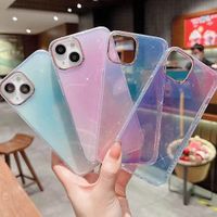 Wholesale Bling Glitter Hard Plastic PC Soft TPU Cases For Iphone Pro Max XR X XS phone13 P Phone13 Clear Abstract Geometry Luxury Fashion CellPhone Cover Back Skin