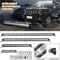 Wholesale Car Headlights Super Thin LED Light Strip Working One Row Spot Flood Combo Beam K Waterproof Driving Lamp For ATV Off road Boat Truck