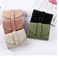 Wholesale Wallets Purse Wallet Carteira Coin Card Solid Women Lady Female Portefeuille Short Mini Zipper Interior Slot Pocket Bag As Picture Pu