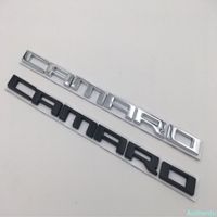 Wholesale 3D Car Side Wing Emblem CAMARO Letters Badge Body Sticker for Chevy Camaro RS SS ZL1 Z28 LOGO