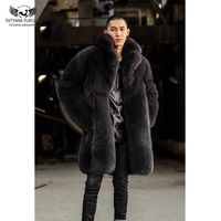 Wholesale Tatyana Furclub Luxury Real Fur Coat Men Winter Thick Warm Male Jacket CM Long Natural Genuine Ou Women s Faux