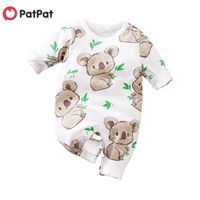 Wholesale PatPat Spring And Autumn Baby Boy Girl Koala Print Jumpsuit s In Stock Clothes Years Old