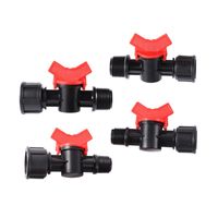 Wholesale Watering Equipments quot quot Female Male Threaded Mini Ball Water Valve Garden Connector Drip Irrigation Hose Switch Controller