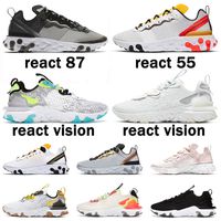 Wholesale New Quality EPIC Vision Element Running Shoes Undercover Anthracite Worldwide Pack White Men Women Black Iridescent Sneakers Trainers Sport