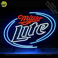 Wholesale Other Lighting Bulbs Tubes Neon Sign For Miller Lite Beer Bar Pub Light Advertise Store Display Tube Handcraft Publicidad Lamp