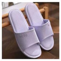 Wholesale Casual shoes direct bathroom QRQK non slip pairs Factory women summer indoor cute soft bottom bathing household shoes sandals and slippers SDJ9 yemianbu