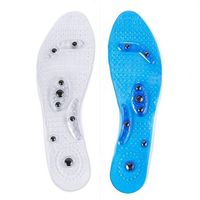 Wholesale Massaging Insoles Acupressure Magnetic Massage Foot Treatment Therapy Reflexology Pain Relief Shoe Washable and Cutable Insole a46