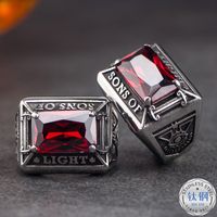 Wholesale Design Rings Masonic Stone Set Tiktok Ring