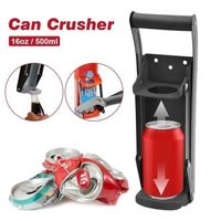Wholesale 500ml OZ Can Water Bottle Press Crusher Household Wall mounted Recycling Tool Beer Tin Opener Kitchen Gadget