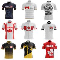 Wholesale Cycling Clothes Canada Jersey Summer Men s Canadian National Team Clothing Road Race Bike Shirt Bicycle Mtb Maillot