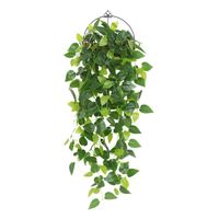 Wholesale Decorative Flowers Wreaths Artificial Hanging Ivy Vine Wall Greenery Realistic Garden Office Plastic Universal Low Maintenance Durable Pla
