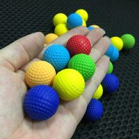 Wholesale 100pcs Foam Ball Refill Bullets for Rival Nerf Toy Gun Outdoor Improving Practice PU Round Bullets for Boys Toy Gun Bullets FY9381 CO17