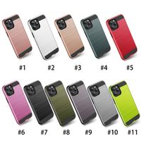 Wholesale Shockproof Cases Anti Scratch Durable Slim Metallic Brushed Dual Layer Protective Phone Case For Apple iPhone Pro Plus XS MAX
