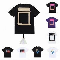 Wholesale Summer new short sleeve T shirt European and American Mens Women Designers T Shirts Loose o neckTees Fashion Brands Tops Men Casual Shirt Luxurys Clothing Tshirts