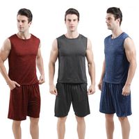 Wholesale Men s Tracksuits Summer Clothes Men Piece Set Shorts Fashion Outfits Male Clothing Sports Wear Casual Jogging Suit Arrival