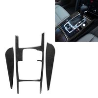 Wholesale Car Carbon Fiber Gear Shift Position Side Panel Decorative Sticker for Audi A6 Right Drive Low Configuration