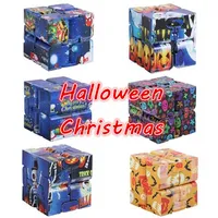 Wholesale NEW Puzzle Cube Durable Exquisite Decompression Toy Infinity Magic Cube For Adult Kid Fidget Case Antistress Anxiety Desk Toy Halloween Christmas CY26