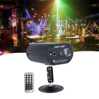 Wholesale CRESTECH Red and Green Mini Laser Stage Light Stars LED Effects Lighting For Bar Club Party Room Joyful Lights