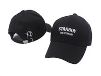 Wholesale Ball Caps Cotton The Weeknd Starboy Hats And Stargirl XO Dad Hat Baseball Snapback Hip Hop Men Women Summer