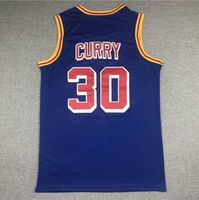 Wholesale Stephen Curry City Basketball Jersey Mens James Wiseman Klay Thompson Sleeveless Blue White Shirt