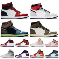 Wholesale Hight Cut Jumpman Basketball Shoes Retro barb high top union NUC Jorden s ow joint Chicago North Carolina blue obsidian shadow gray black red toe casual sneakers