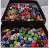 Wholesale Loose Beads Jewelry Mm Mixed Micro Pave Cz Disco Ball Crystal Shamballa Bead Bracelet Necklace Beads Sec Stock Mixed Drop Deli