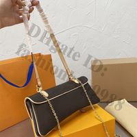 Wholesale Vintage England Style Brand One Shoulder Bag Ladies Full Letters Leather Women Chain Bags Flap Armpit Handbags Fashion Lady Cross Body HandBag Daily Life Party