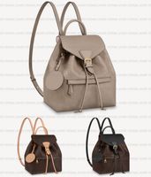 Wholesale High Quality designer luxury Backpacks MONTSOURIS Handbag Shouler Bag Shoulder Bags Black Genuine Leather Letter Embossing SPERONE Zipper Travelling Backpack
