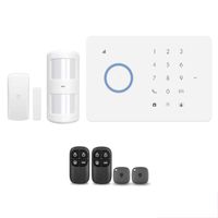 Wholesale 315MHz Wireless Auto dial GSM Alarm Security System APP Remote Control LCD RFID Touch Keypad Home Burglar Systems