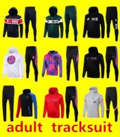 Wholesale 21 paris hoodie tracksuit Survetement chandal futbol MBAPPE training football jacket soccer sets