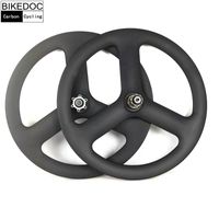 Wholesale Bike Wheels BIKEDOC BMX Carbon Road Disc Brake Tri Spoke Wheel Cycling