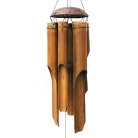Wholesale Bamboo Wind Chime Handmade Indoor Outdoor Wall Hanging Chimes Decorations Garden Windbell Decorative Objects Figurines