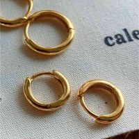 Wholesale Vianrla Gold huggie hoop earrings dainty mm sterling sier huggi earrings