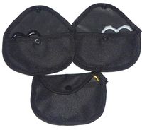 Wholesale 10PCS Steel Brass Knuckle Dusters Nylon Bag Self Defense Personal Security Women s and Men s Self defense Pendant Pocket