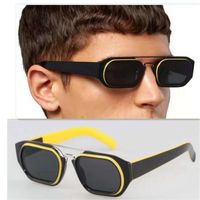 Wholesale Sunglasses Rectangular Men Two tone Small Square Glasses The Same Sun shading Mirror Of Star