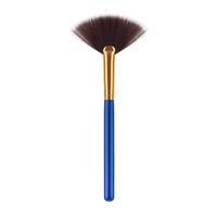 Wholesale Arts And Crafts Makeup Brushes Fashion Fan Shape Beauty Cosmetic Blending Highlighter Contour Face Powder Brush