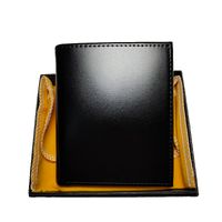 Wholesale European Mens Leather Wallet Pocket Card Holder Fashionable Cash Clip Slots Folding Craft Coin Bag With Box Set
