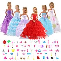 Wholesale Beilinda Toys Doll Dress Wedding Clothes in one with accessories random style and colour